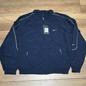 Vintage Nike Navy Solo Swoosh Windbreaker